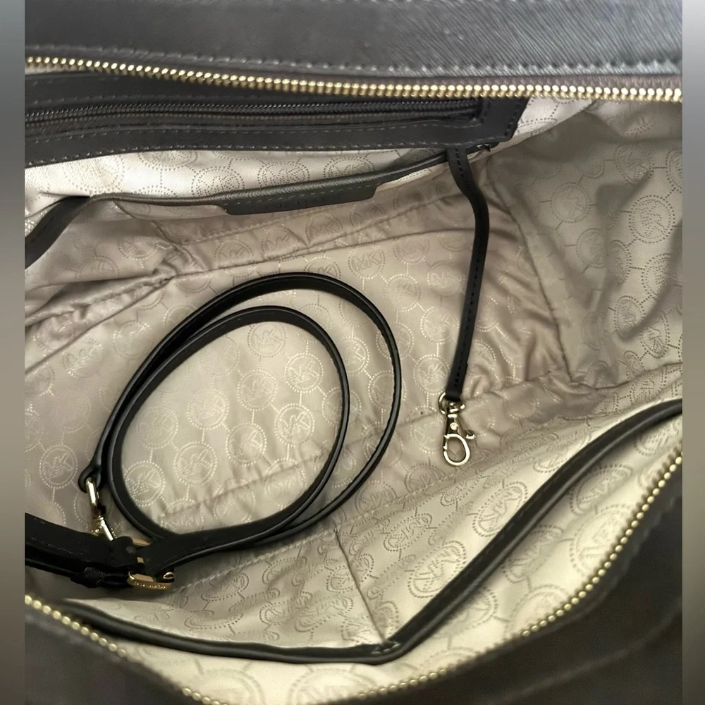 Michael Kors Selma Grommet Large Saffiano Leather Satchel